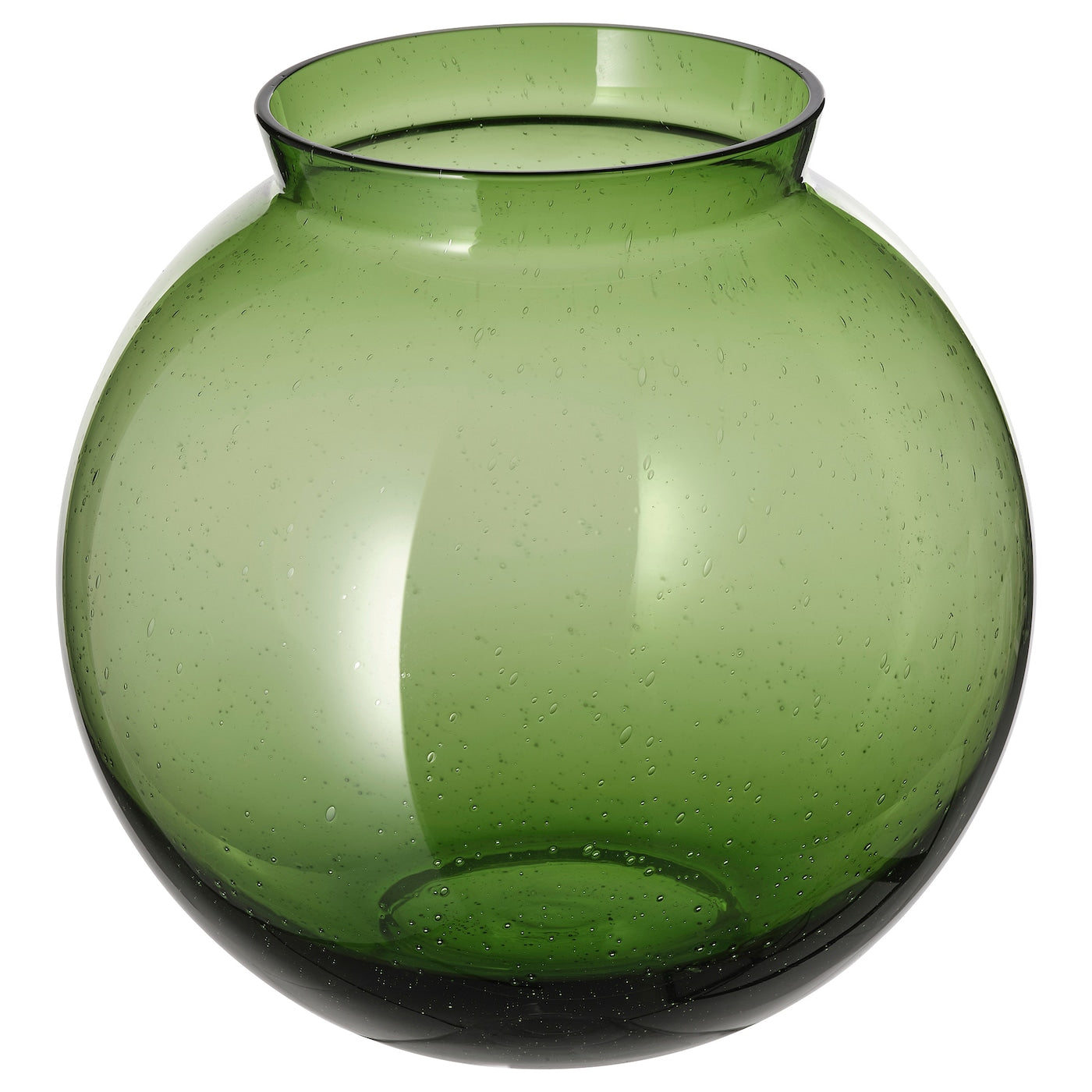 Vase, grün, 19 cm