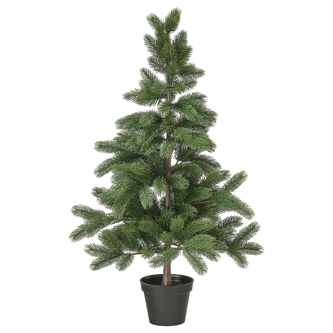 Topfpflanze, künstlich, drinnen/draußen/Weihnachtsbaum grün, 17 cm